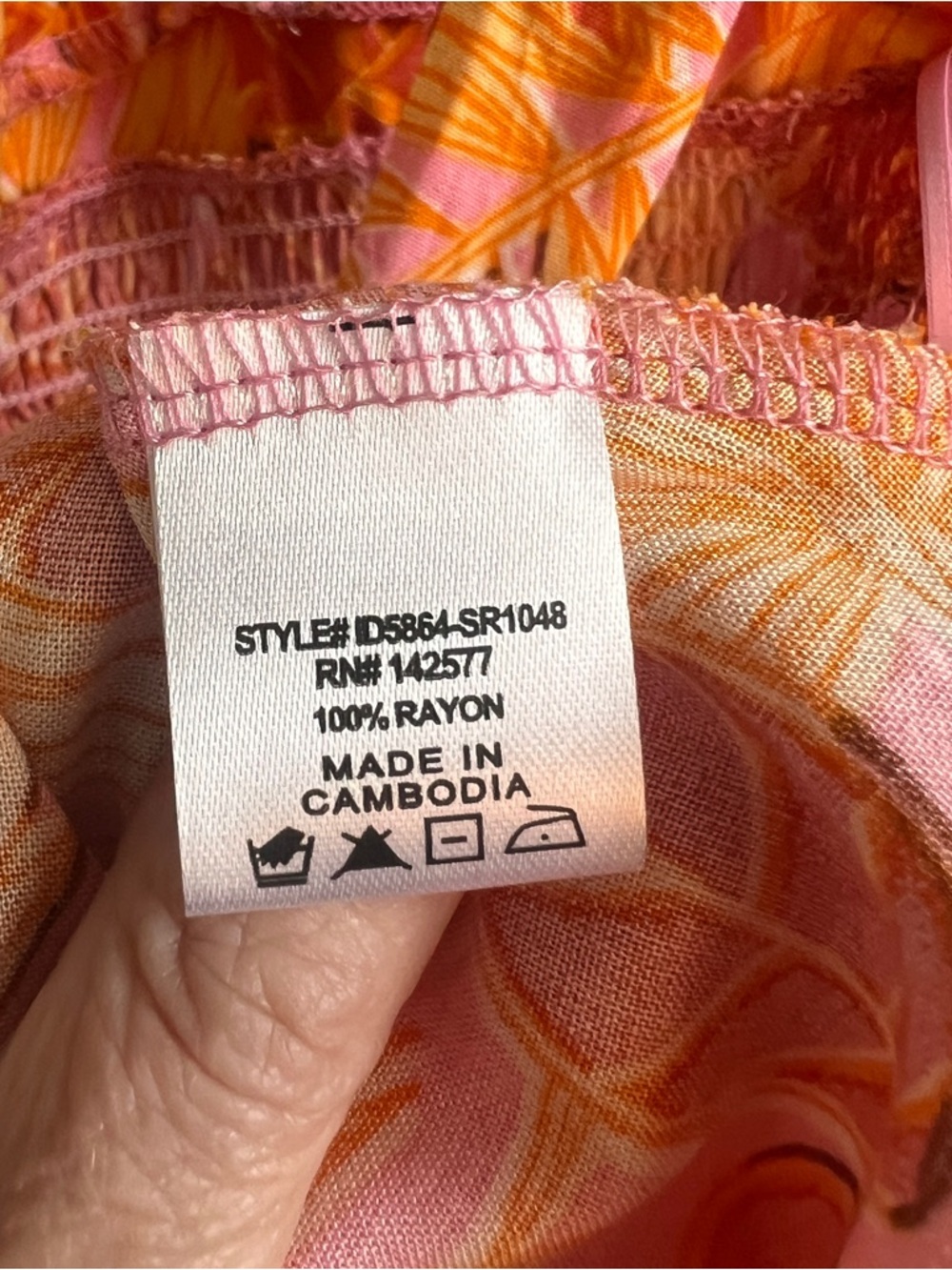 IRIS Halter Maxi Tropical NWT Smock Sz Sm FLAW Anthro Abel Label - Picture 10 of 10